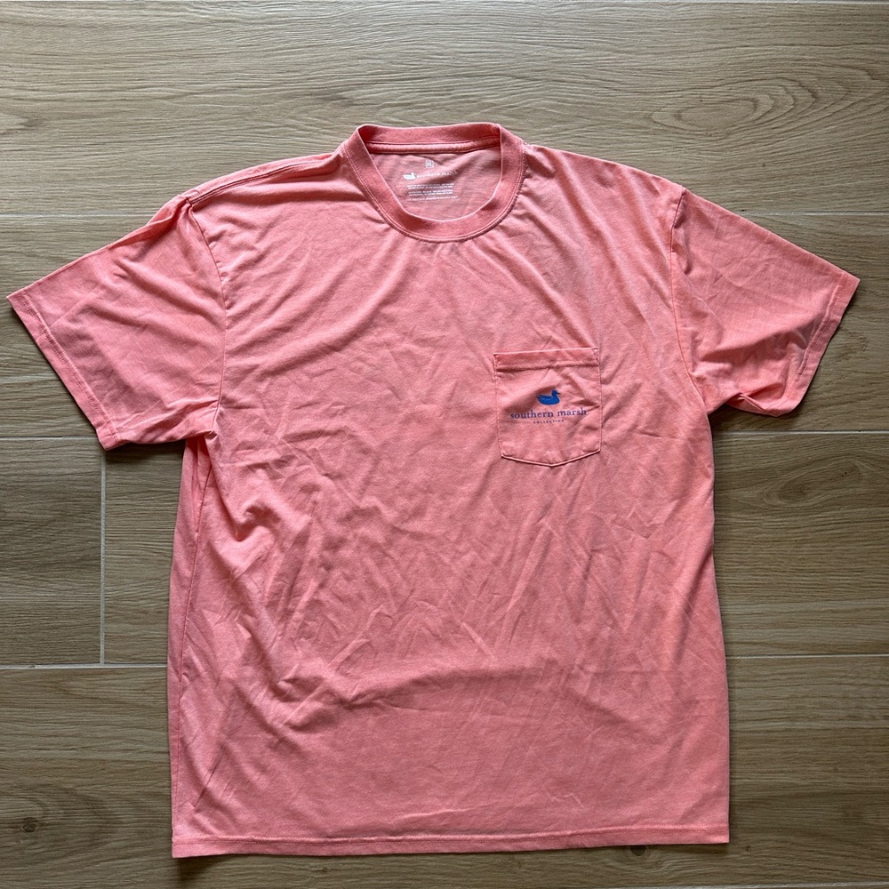 Southern Marsh Coral Short Sleeve Tee